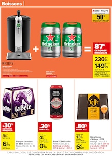 Promotion Leffe dans le prospectus Carrefour, valable du 15/12/2025 au 24/12/2025 Promo Leffe dans le catalogue Carrefour du moment à la page 36