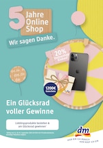 dm-drogerie markt Prospekt für Mörfelden-Walldorf mit 4 Seiten dm-drogerie markt Prospekt für Mörfelden-Walldorf: "5 Jahre Onlineshop. Wir sagen Danke.", 4 Seiten, 25.09.2020 - 30.09.2020