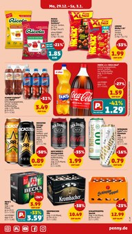 Cola im Penny Prospekt "Wer günstig will, muss Penny." mit 42 Seiten (Würzburg)