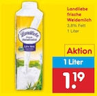 Netto Marken-Discount Böhlen - frische Weidemilch Angebot im Prospekt frische Weidemilch bei Netto Marken-Discount im Böhlen Prospekt für 1,19 €