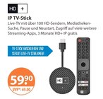 IP TV-Stick von HD+ im aktuellen V-Markt Prospekt für 59,90 €