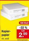 Kopierpapier im Angebot bei Zimmermann in Hildesheim Kopierpapier Angebote bei Zimmermann Hildesheim für 2,99 €