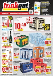 Aktueller Trinkgut GetrĂ€nkemĂ€rkte Prospekt fĂŒr Grevenbroich 10.11.2025 - 15.11.2025 Trinkgut Prospekt fĂŒr Grevenbroich mit 6 Seiten