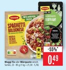 Spaghetti Bolognese Angebote von Maggi bei Marktkauf Göppingen für 0,49 €