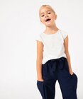 Gémo Pontault-Combault - Promo Tee-shirt droit à manches très courtes et broderie fille Promo Tee-shirt droit à manches très courtes et broderie fille à 5,59 € dans le catalogue Gémo à Pontault-Combault