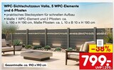 WPC-Sichtschutzzaun Valla im Angebot bei Netto Marken-Discount in Ahlen WPC-Sichtschutzzaun Valla Angebote bei Netto Marken-Discount Ahlen für 799,00 €