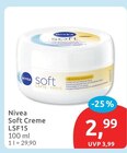 Soft Creme LSF15 von Nivea im aktuellen budni Prospekt