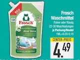 Waschmittel Aloe Vera von Frosch im aktuellen EDEKA Prospekt für 4,49 €