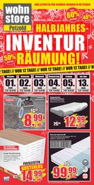 wohnstore Petzold Möbel & Einrichtung Prospekt der aktuellen Woche mit 10 Seiten, gültig von 30.05.2026 bis 13.06.2026, in Altdöbern und Umgebung Aktueller wohnstore Petzold Möbel & Einrichtung Prospekt in Altdöbern und Umgebung, "AKTUELLE ANGEBOTE" mit 10 Seiten, 30.05.2026 - 13.06.2026