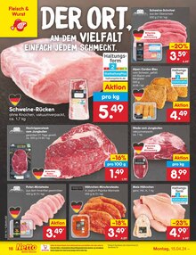 Schweinefleisch im Netto Marken-Discount Prospekt "Aktuelle Angebote" mit 49 Seiten (Reutlingen)