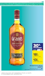 Prix et réduction Grant's dans le prospectus Carrefour Market en cours Offre Grant's dans le catalogue Carrefour Market du moment à la page 47