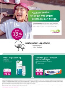 Aktueller mea - meine apotheke Prospekt "Unsere Mai-Angebote" für Hamburg Aktueller mea - meine apotheke Prospekt für Hamburg mit Seiten