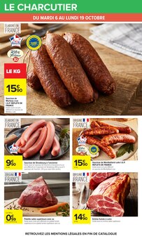 Promotion Cabillaud dans le prospectus Carrefour, valable du 06/10/2026 au 19/10/2026 Promo Cabillaud dans le catalogue Carrefour du moment à la page 20
