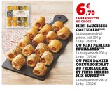 Mini saucisses costumées - MIX BUFFET dans le catalogue Super U