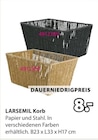 LARSEMIL Korb Angebote bei JYSK Salzgitter für 8,00 €