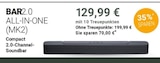 BAR 2.0 ALL-IN-ONE (MK2) im Angebot bei GLOBUS in Meerane BAR 2.0 ALL-IN-ONE (MK2) Angebote bei GLOBUS Meerane für 129,99 €