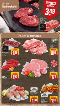 Steak im REWE Prospekt "Dein Markt" mit 32 Seiten (Rostock)