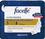 Ultra-Binden Nachtschutz Größe 5 von facelle im aktuellen Rossmann Prospekt für 0,89 €