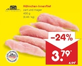 Hähnchen-Innenfilet von Gut Ponholz für 3,79 € bei Netto Marken-Discount im Angebot Hähnchen-Innenfilet von Gut Ponholz im aktuellen Netto Marken-Discount Prospekt