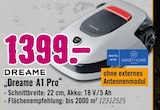 A1 Pro im Angebot bei Hornbach in Bremen A1 Pro Angebote von Dreame bei Hornbach Bremen für 1.399,00 €