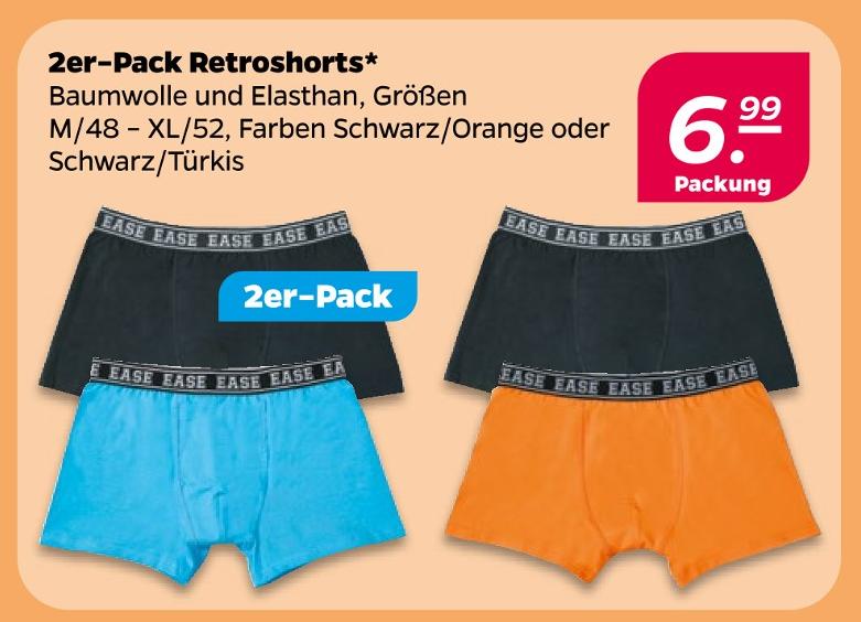 2er-Pack Retroshorts