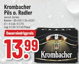 Pils o. Radler Angebote von Krombacher bei Trinkgut Ahaus für 13,99 €