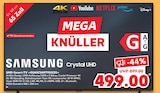 Aktuelle Fernseher Angebote bei Kaufland in Weimar Aktuelles Crystal UHD Angebot bei Kaufland in Weimar ab 499,00 €
