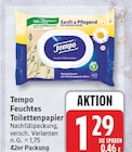 Feuchtes Toilettenpapier für 1,29 € bei EDEKA im Angebot Feuchtes Toilettenpapier im aktuellen EDEKA Prospekt