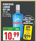 London Dry Gin Angebote von Henderson bei Marktkauf Erftstadt für 9,99 €
