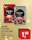 3 in 1 Stix im Angebot bei Markant in Wismar 3 in 1 Stix Angebote von Nescafé bei Markant Wismar für 1,99 €