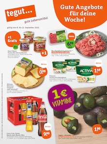 Hackfleisch Angebot im tegut Prospekt, gültig von 08.09.2025 bis 13.09.2025 Hackfleisch Angebot im aktuellen tegut Prospekt auf Seite 3