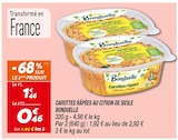 Carottes râpées Citron de Sicile - Bonduelle en promo chez Netto Carottes râpées Citron de Sicile - Bonduelle dans le catalogue Netto