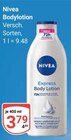 Bodylotion im Angebot bei GLOBUS in Wolfenbüttel Bodylotion Angebote von Nivea bei GLOBUS Wolfenbüttel für 3,79 €