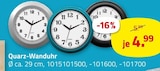 Quarz-Wanduhr Angebote bei ROLLER Chemnitz für 4,99 €