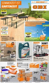 Aktueller OBI Baumarkt Prospekt in Michelbacher Mühle und Umgebung, "SOMMERZEIT IST GARTENZEIT" mit 8 Seiten, 12.07.2025 - 18.07.2025