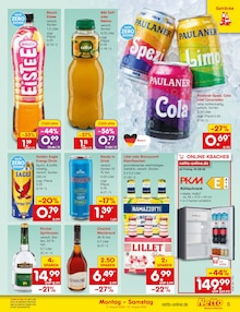 Getränke im aktuellen Netto Marken-Discount Prospekt (Ingolstadt) Getränke im Netto Marken-Discount Prospekt "Aktuelle Angebote" mit 65 Seiten (Ingolstadt)