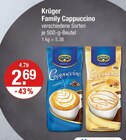 Family Cappuccino im V-Markt Prospekt Family Cappuccino von Krüger im aktuellen V-Markt Prospekt für 2,69 €