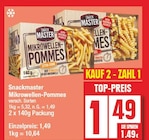 Mikrowellen-Pommes von Snackmaster im aktuellen EDEKA Prospekt