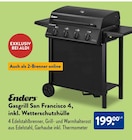 Gasgrill San Francisco 4, inkl. Wetterschutzhülle von Enders im aktuellen ALDI SÜD Prospekt für 199,00 €