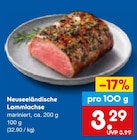 Neuseeländische Lammlachse Angebote bei Netto Marken-Discount Rastatt für 3,29 €