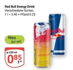 Energy Drink im Angebot bei GLOBUS in Halle Energy Drink Angebote von Red Bull bei GLOBUS Halle für 0,85 €