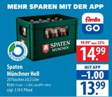 Münchner Hell Angebote von Spaten bei famila Nordost Stralsund für 13,99 €