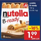Aktuelle Nutella Angebote bei Netto Marken-Discount in Wolfenbüttel Aktuelles B-ready Angebot bei Netto Marken-Discount in Wolfenbüttel ab 1,99 €