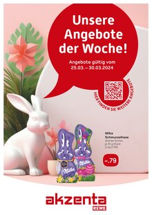 Milka im Akzenta Prospekt "Unsere Angebote der Woche!" mit 8 Seiten (Dortmund)