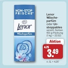 Wäscheparfüm Angebote von Lenor bei famila Nordwest Lingen für 3,49 €