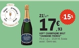 Champagne Brut AOP - Chanoine Frères - E.Leclerc à Colomiers Champagne Brut AOP - Chanoine Frères en promo chez E.Leclerc Colomiers à 17,93 €