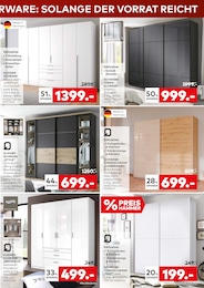 Kleiderschrank Angebot im aktuellen porta Möbel Prospekt auf Seite 9