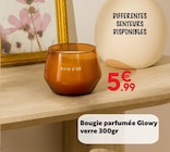 Bougie parfumée Glowy verre 300 gr - Maxi Bazar à Saint-Denis Bougie parfumée Glowy verre 300 gr en promo chez Maxi Bazar Saint-Denis à 5,99 €