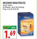 WOHLFÜHLTEE Angebote von MESSMER bei Marktkauf Gladbeck für 1,69 €