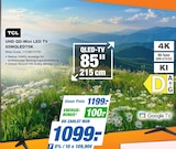 UHD QD-Mini LED TV 85MQLED75K Angebote von TCL bei expert Kempten für 1.099,00 €